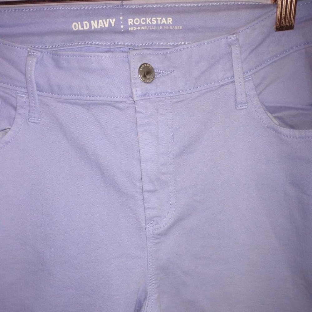 OLD NAVY MIDRISE SUPER SKINNY ROCKSTAR PASTEL